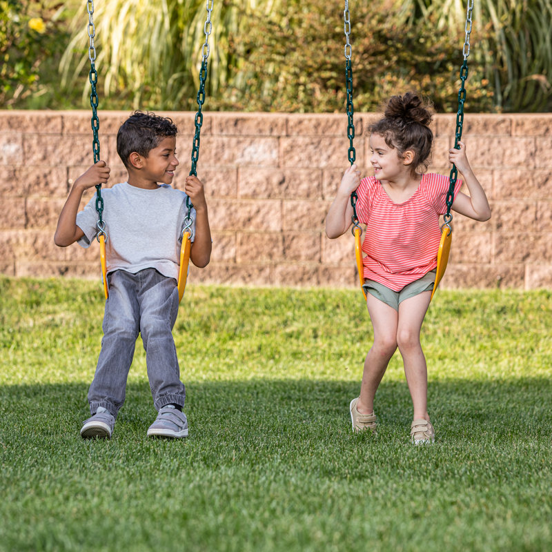 Jack and June Jack & June Haven II Cedar Swing Set with Swings, Slides